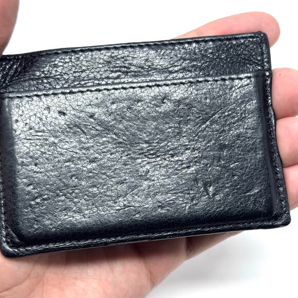 YSL All Black Cardholder Wallet - Picture 4 of 11